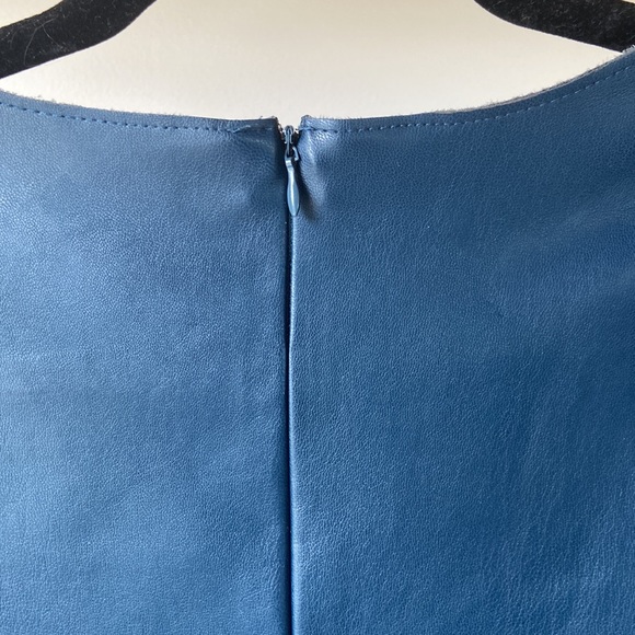 Zara Faux Leather Mod Mini Dress - Picture 5 of 5